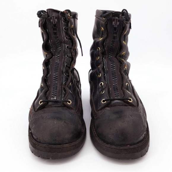 Danner Gore-Tex Rain Forest Hunting Leather Boots Combat Vintage Mens US 10.5 EE - Picture 2 of 9
